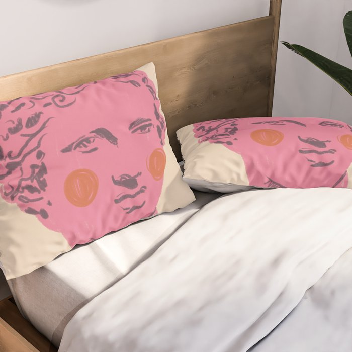 Ancient head #2 Pillow Sham Gallery Image 2
