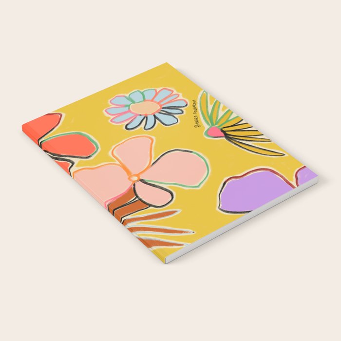 VINTAGE GARDEN YELLOW Notebook Gallery Image 2