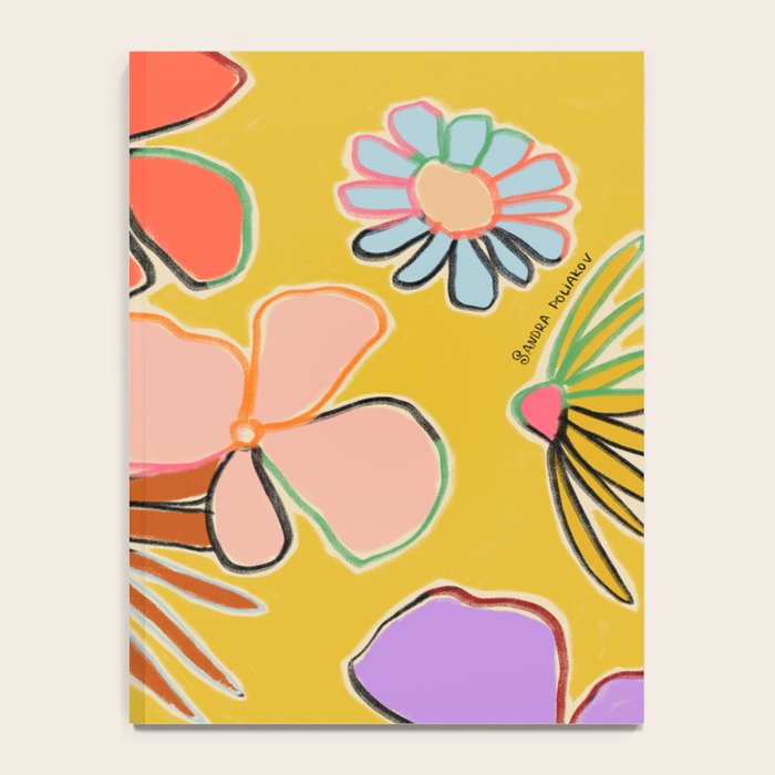 VINTAGE GARDEN YELLOW Notebook Gallery Image 4