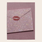 LOVE LETTER | kiss | lips | write | art | collage | pastel | pink | diamonds | sparkle | stars  Poster Gallery Image 4