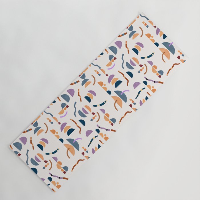 Modern simple shapes C Yoga Mat Gallery Image 1