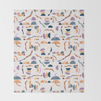 Modern simple shapes C Throw Blanket Gallery Image 2