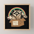 Adopt Forbidden Cats Mini Art Print Gallery Image 1