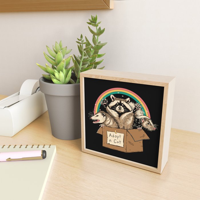 Adopt Forbidden Cats Mini Art Print Gallery Image 2