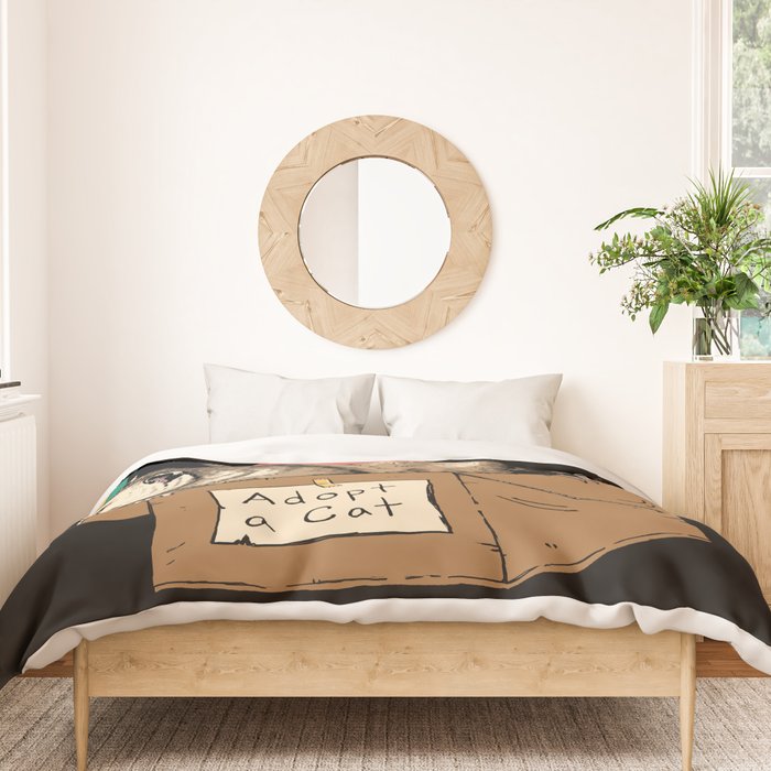 Adopt Forbidden Cats Duvet Cover Gallery Image 3