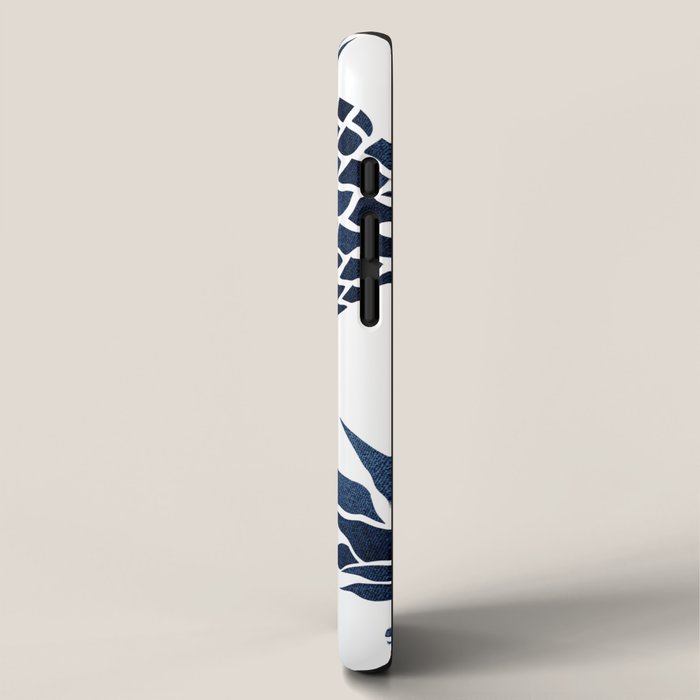 Pineapple Blue Denim iPhone Case Gallery Image 2