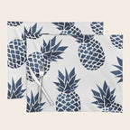 Pineapple Blue Denim Placemat Gallery Image 1