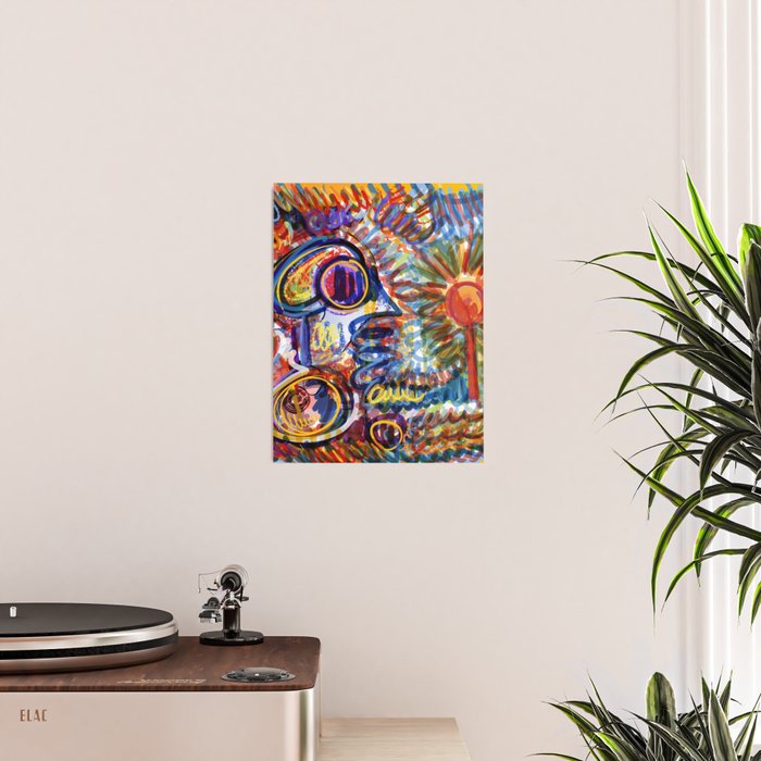 Sunny Life Graffiti Doodle Art by Emmanuel Signorino Poster Gallery Image 2
