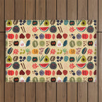 Fruit and Spice Rack Outdoor Rug Gallery Image 1