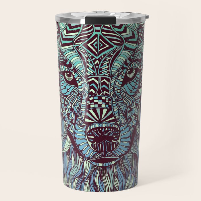 Wolf (Lone) Travel Mug Gallery Image 1