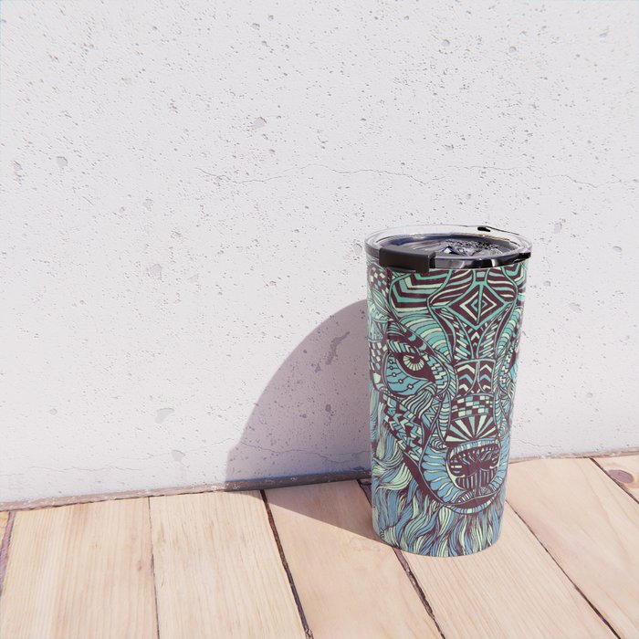 Wolf (Lone) Travel Mug Gallery Image 4