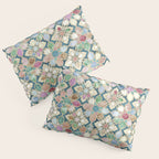 Muted Moroccan Mosaic Tiles Pillow Sham Gallery Image 3