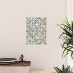 Muted Moroccan Mosaic Tiles Poster Gallery Image 2
