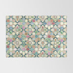 Muted Moroccan Mosaic Tiles Rug Gallery Image 2