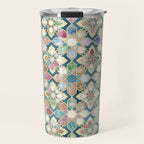 Muted Moroccan Mosaic Tiles Travel Mug Gallery Image 1