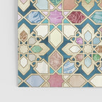 Muted Moroccan Mosaic Tiles Poster Gallery Image 3