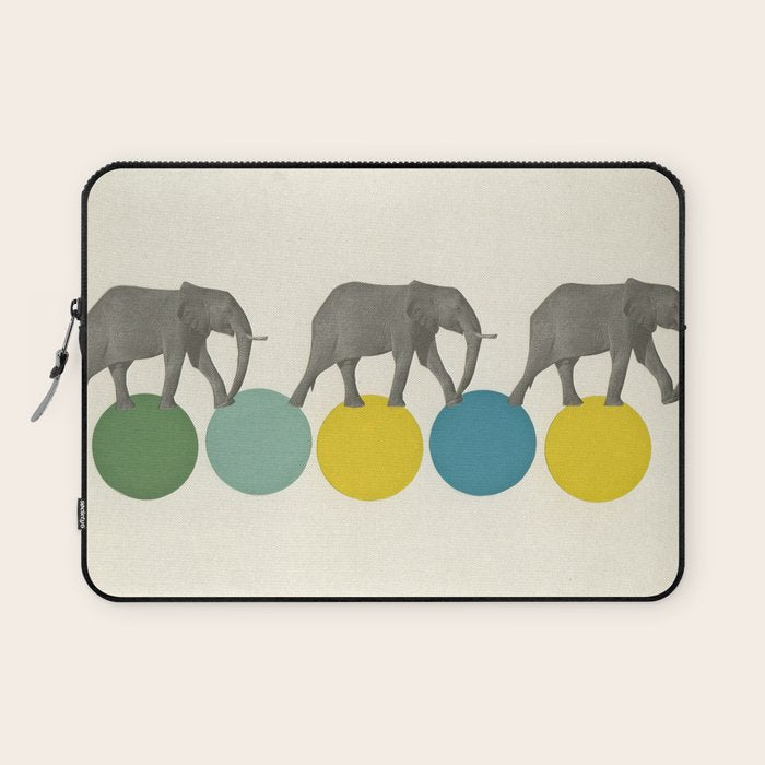Travelling Elephants Laptop Sleeve Gallery Image 1