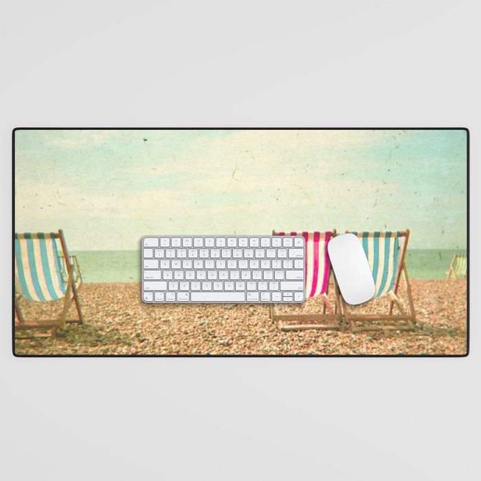 Deckchairs Desk Mat Gallery Image 1