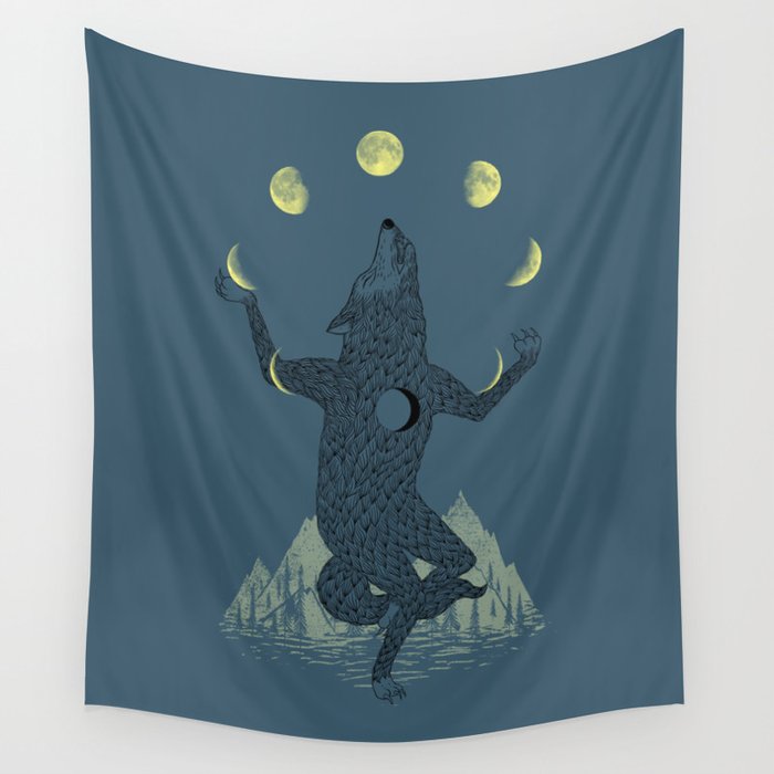 Moon Juggler Wall Tapestry Gallery Image 4