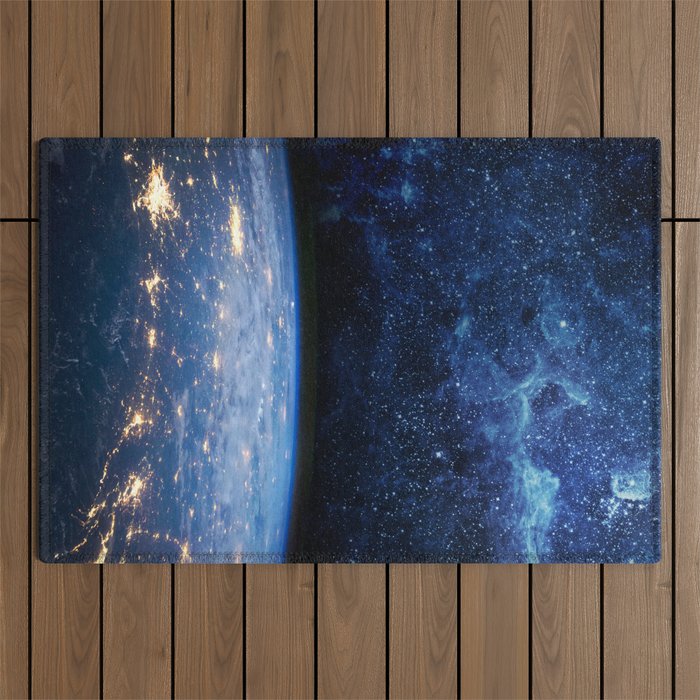 Earth and Galaxy Outdoor Rug Gallery Image 1