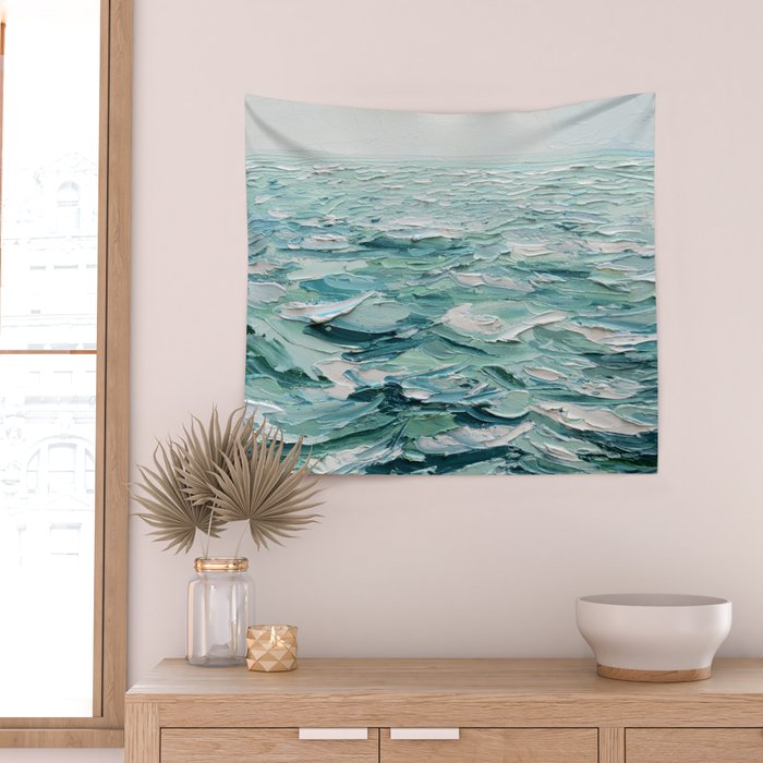 Minty Seas Wall Tapestry Gallery Image 2