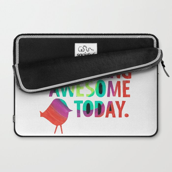 Do Something Awesome Today Too! Laptop Sleeve Gallery Image 2