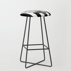 Striped Skeleton Love Couple Marriage Dance Stool Gallery Image 1