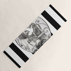 Striped Skeleton Love Couple Marriage Dance Yoga Mat Gallery Image 1