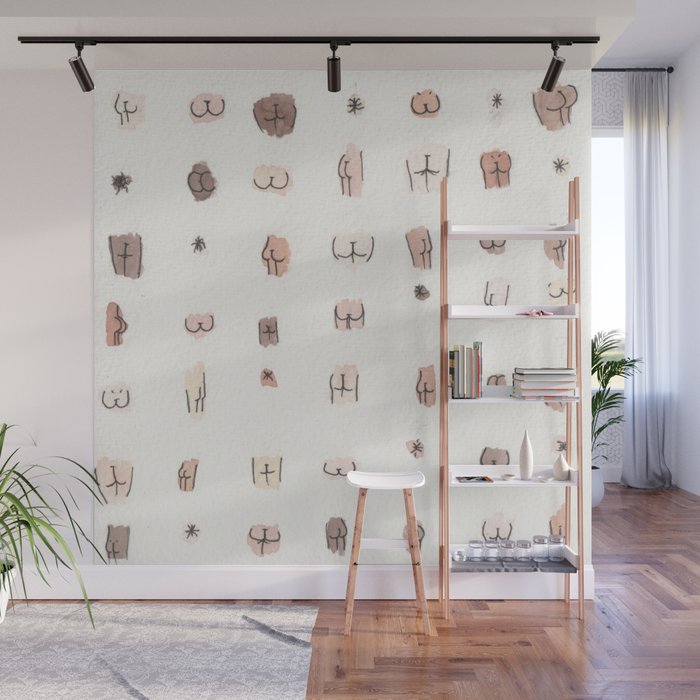 butts Wall Mural Gallery Image 1
