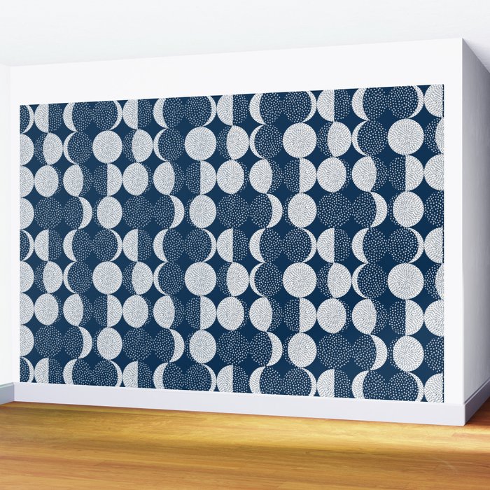 Moon Phases Wall Mural Gallery Image 2