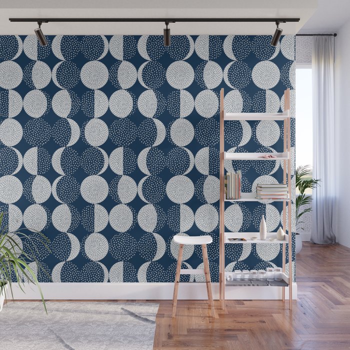 Moon Phases Wall Mural Gallery Image 1