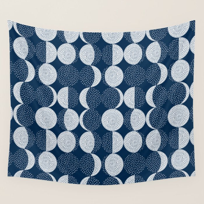 Moon Phases Wall Tapestry Gallery Image 4
