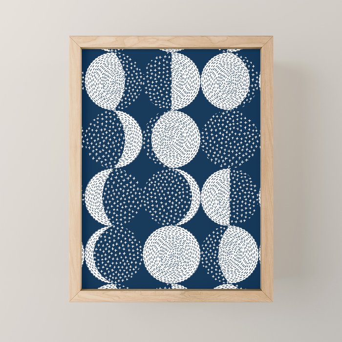 Moon Phases Mini Art Print Gallery Image 1