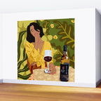 Wine is the answer. What was the question? Wall Mural Gallery Image 2