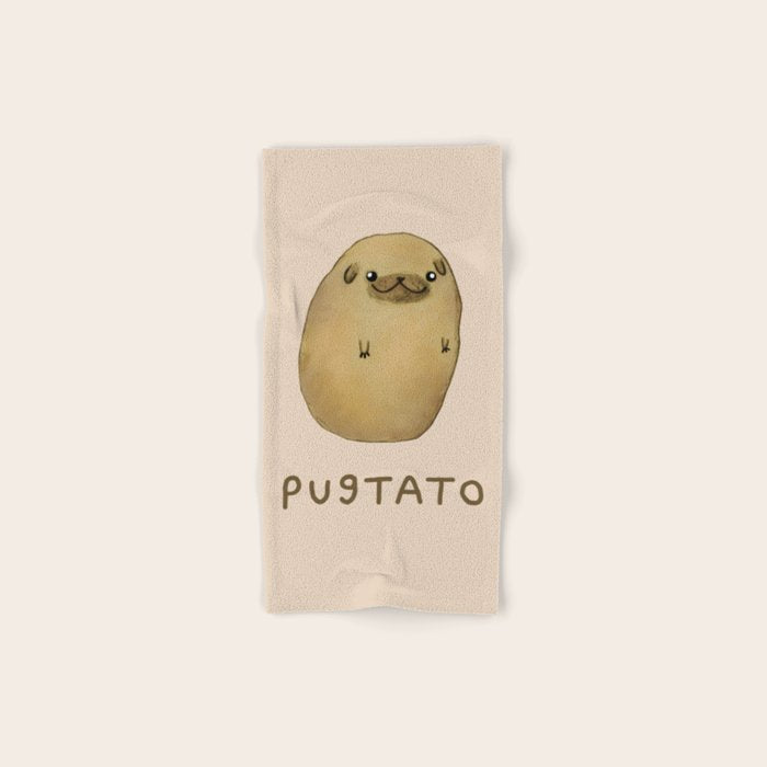 Pugtato Bath Towel Gallery Image 1