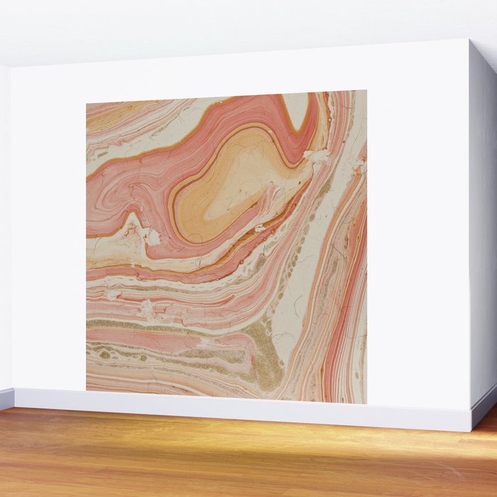 Marbled paper Wall Mural Gallery Image 2