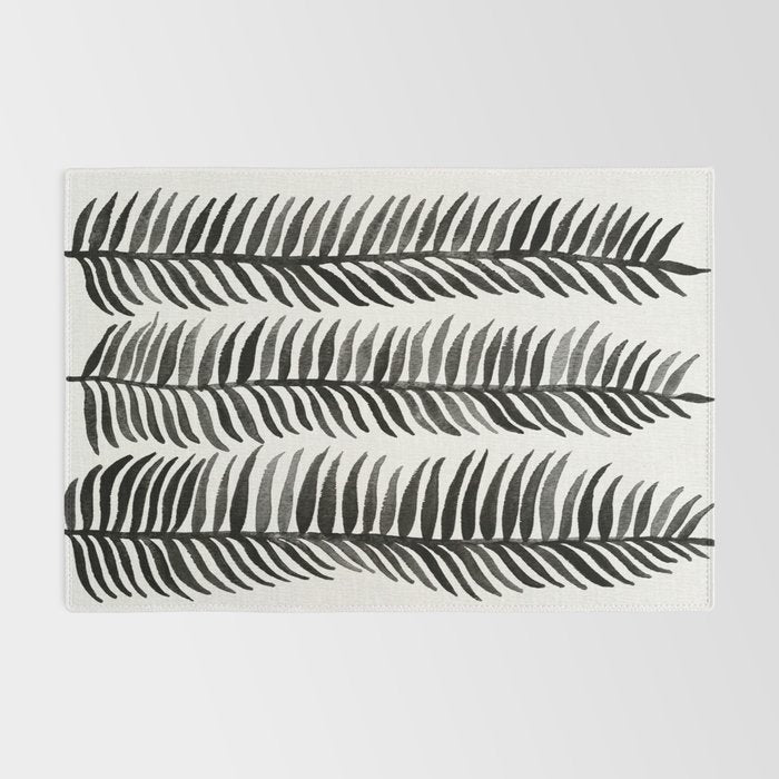 Black Seaweed Rug Gallery Image 2