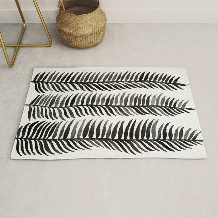 Black Seaweed Rug Gallery Image 1