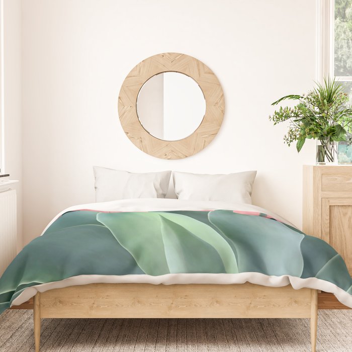 Agave succulent Duvet Cover Gallery Image 3