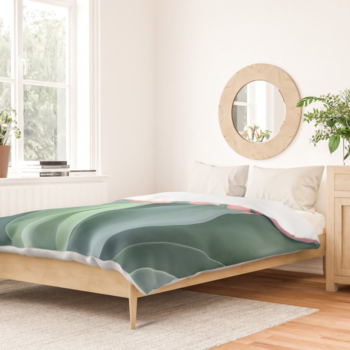 Agave succulent Duvet Cover Gallery Image 2