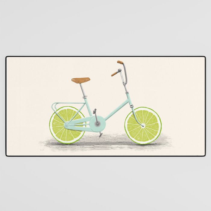 Acid (Blue) Desk Mat Gallery Image 3