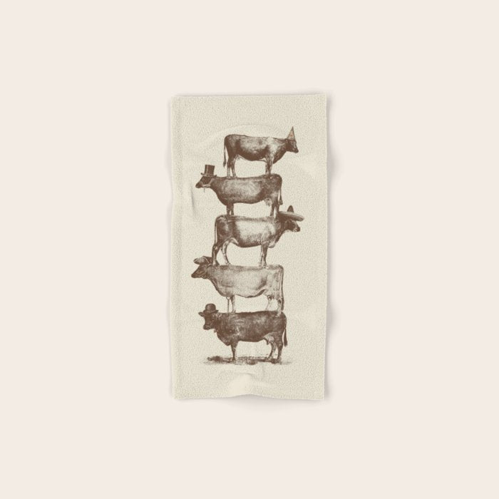 Cow Cow Nuts Bath Towel Gallery Image 1