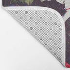 Flowers and Astronauts - Space Bath Mat Gallery Image 2