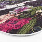Flowers and Astronauts - Space Bath Mat Gallery Image 3