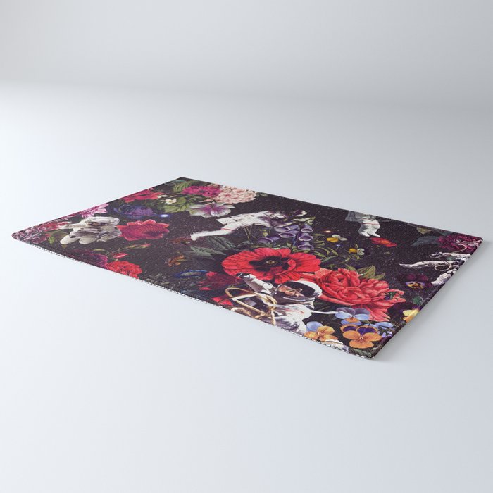 Flowers and Astronauts - Space Rug Gallery Image 3