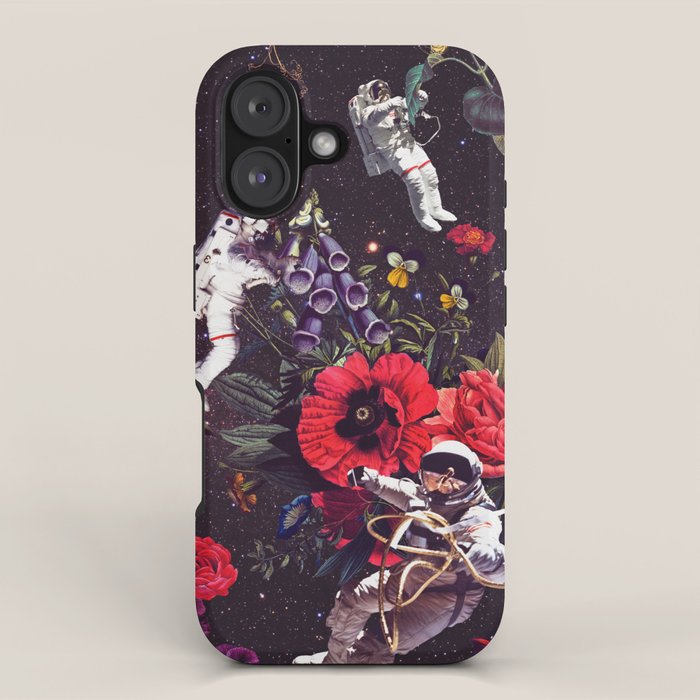 Flowers and Astronauts - Space iPhone Case Gallery Image 1