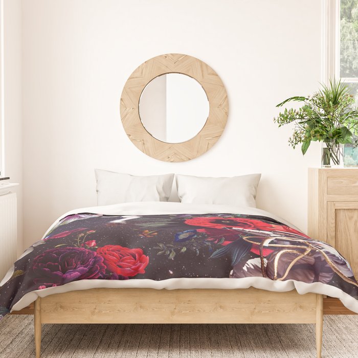 Flowers and Astronauts - Space Duvet Cover Gallery Image 3