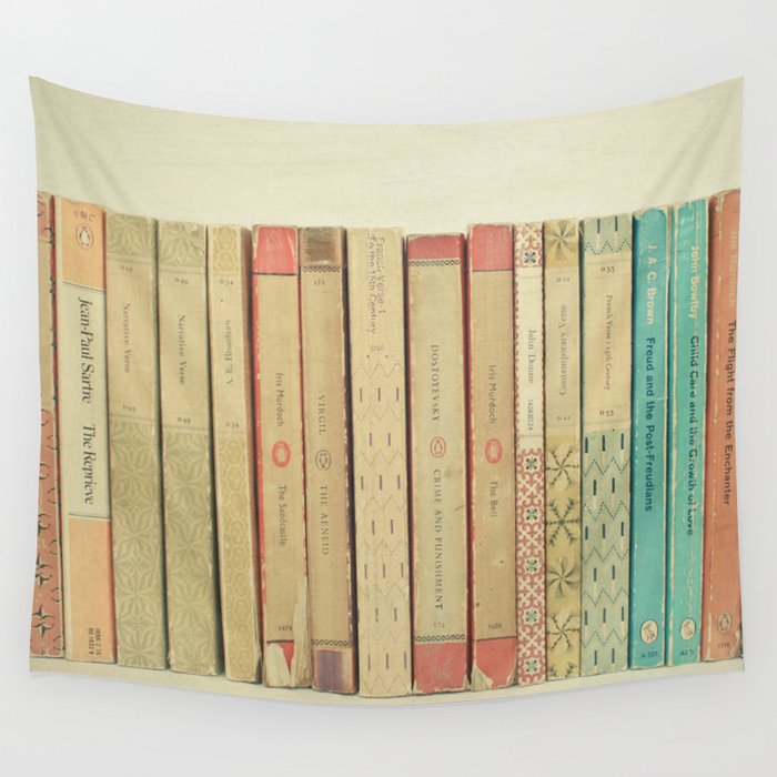 Books Wall Tapestry Gallery Image 1