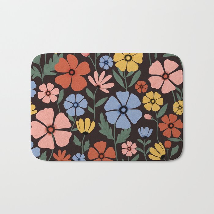 Wildflowers  Bath Mat Gallery Image 1