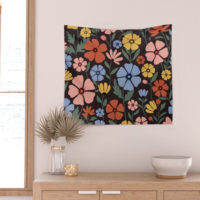 Wildflowers  Wall Tapestry Gallery Image 2